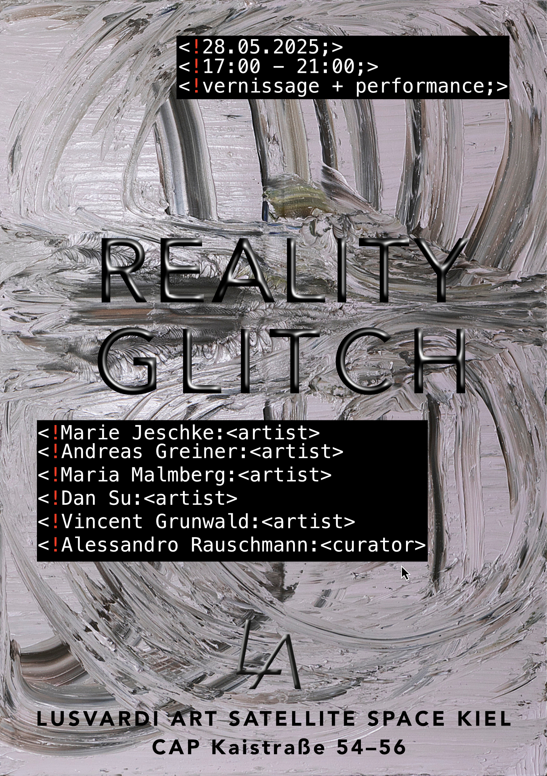 Reality Glitch Flyer A5  error version
